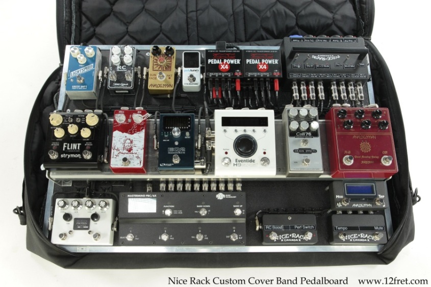 Nice Rack Custom Cover Band Pedalboard Full Front View