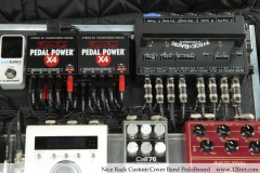 Nice Rack Custom Cover Band Pedalboard Power Area View
