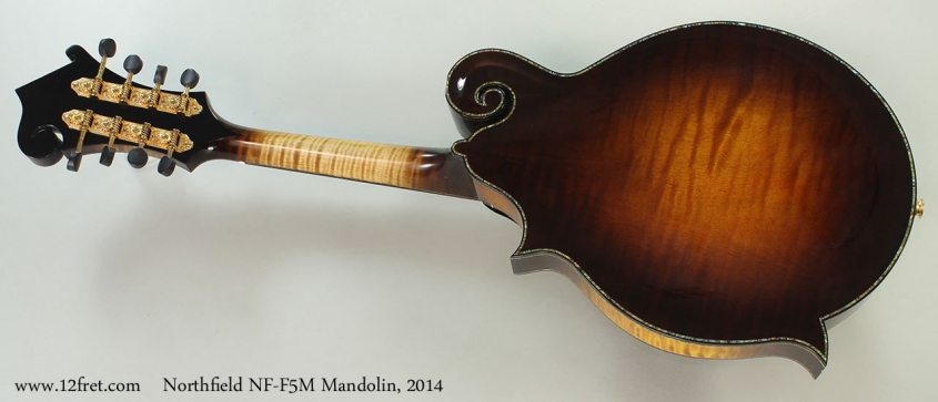 Northfield NF-F5M Mandolin, 2014 Full Rear View