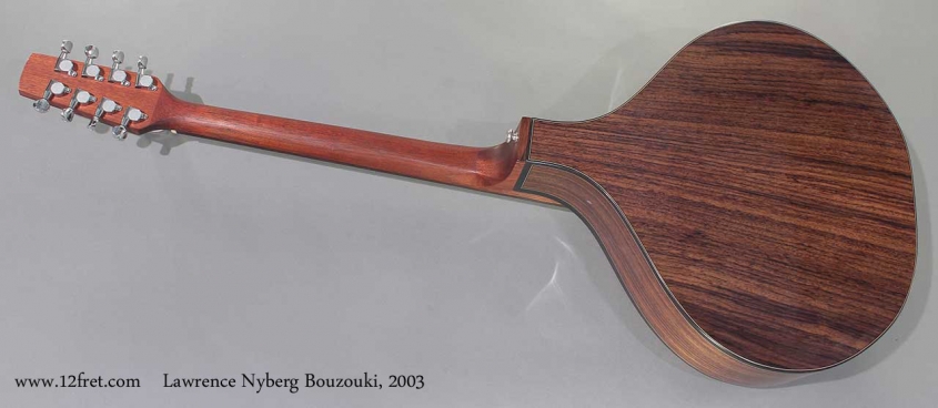 Lawrence Nyberg Bouzouki 2003 full rear view