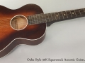 Oahu Style 50K Squareneck Acoustic Guitar, 1930s Full Front View