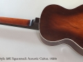 Oahu Style 50K Squareneck Acoustic Guitar, 1930s Full Rear View