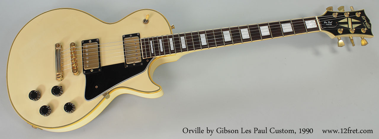 1990 Orville by Gibson Les Paul Custom