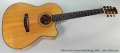 Oskar Graf Cutaway Steel String, 2000 Full Front View