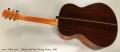 Oskar Graf Steel String Guitar, 1992 Full Rear View