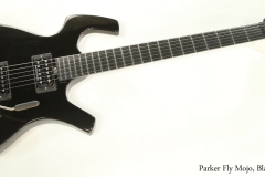 Parker Fly Mojo Solidbody Electric Black, 2009  Full Front View