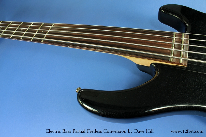 Partial Fretless Bass Conversion detail 3