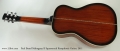 Paul Beard Mahogany R Squareneck Resophonic Guitar, 2011 Full Rear View