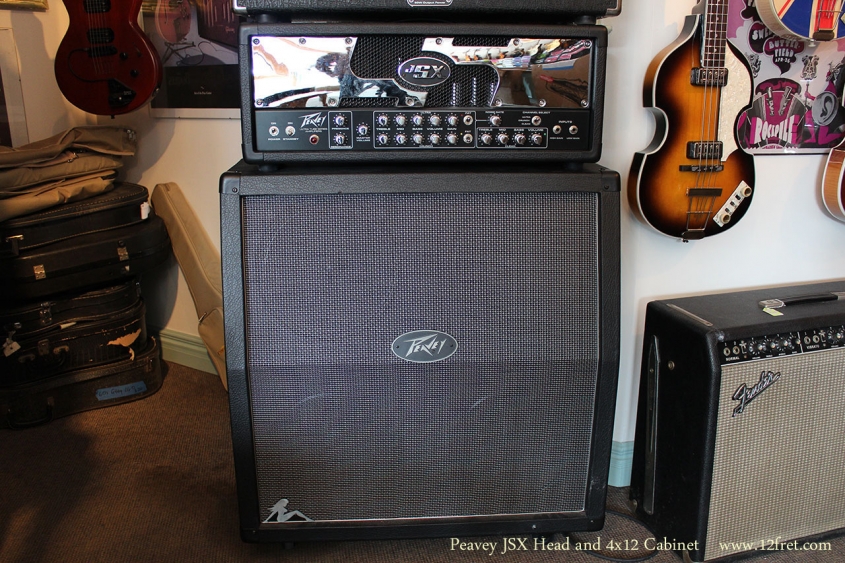 Peavey JSX Head and 4x12 Cabinet Full Front View