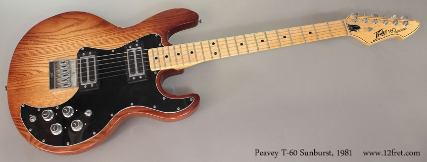 Peavey T-60 Sunburst, 1981 Full Front VIew