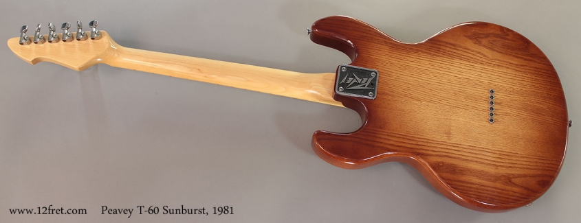 Peavey T-60 Sunburst, 1981 Full Rear View