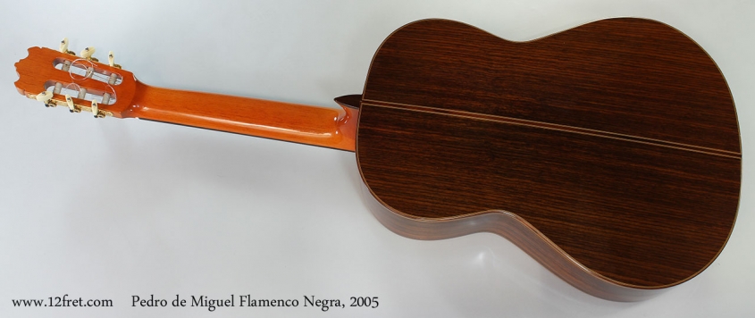 Pedro de Miguel Flamenco Negra, 2005 Full Rear View