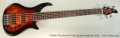 Pedulla Thunderbolt 5-String Bass Sunburst, 2013 Full Front View