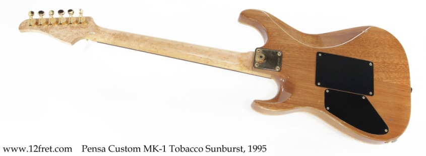 Pensa Custom MK-1 Tobacco Sunburst, 1995 Full Rear View