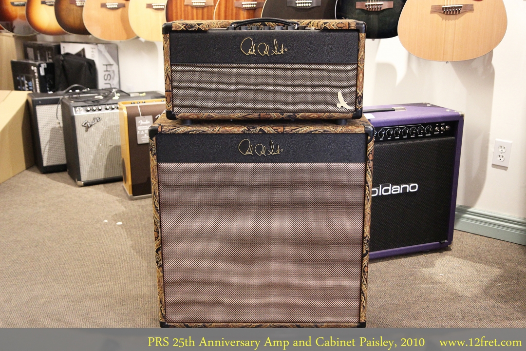 PRS 25th Anniversary Amp and Cabinet Paisley, 2010 Full Front View