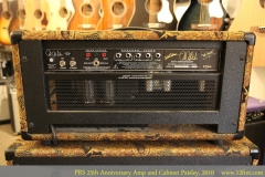 PRS 25th Anniversary Amp and Cabinet Paisley, 2010 Head Rear View