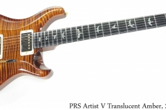 PRS Artist V Translucent Amber, 2011 Full Front View