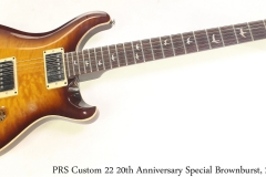 PRS Custom 22 20th Anniversary Special Brownburst, 2005 Full Front View