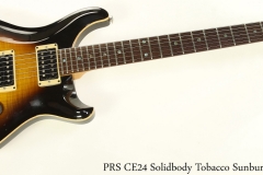 PRS CE24 Solidbody Tobacco Sunburst, 1991 Full Front View