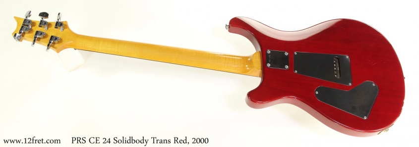 PRS CE 24 Solidbody Trans Red, 2000 Full Rear View