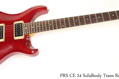 PRS CE 24 Solidbody Trans Red, 2000 Full Front View