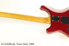 PRS CE 24 Solidbody Trans Red, 2000 Full Rear View