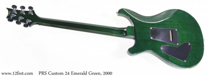 PRS Custom 24 Emerald Green, 2000 Full Rear View