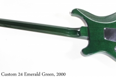 PRS Custom 24 Emerald Green, 2000 Full Rear View