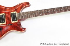 PRS Custom 24 Translucent Red,  2003   Full Front View