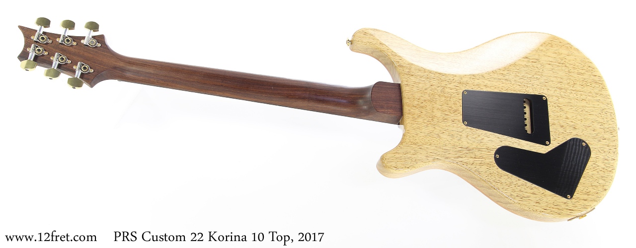 PRS Custom 22 Korina 10 Top, 2017 Full Rear View