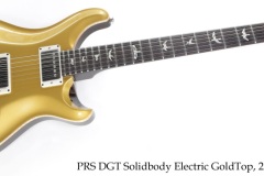 PRS DGT Solidbody Electric GoldTop, 2022 Full Front View