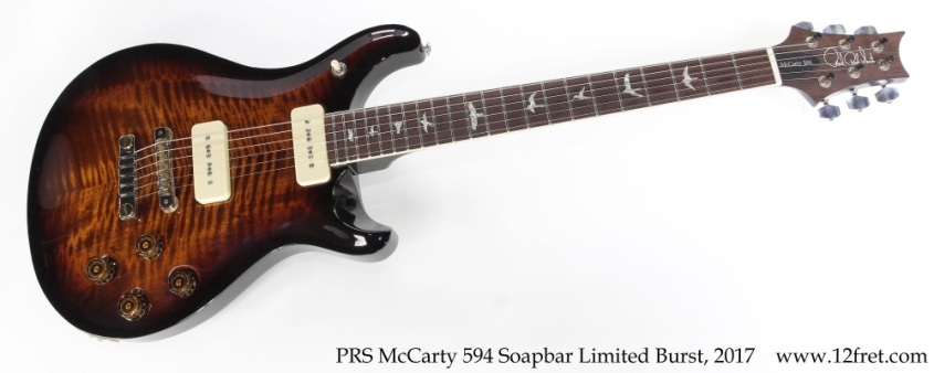 PRS McCarty 594 Soapbar Limited Burst, 2017 Full Front View