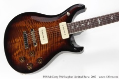 PRS McCarty 594 Soapbar Limited Burst, 2017 Top View