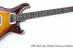 PRS McCarty Model Tobacco Sunburst, 1994 Full Front View