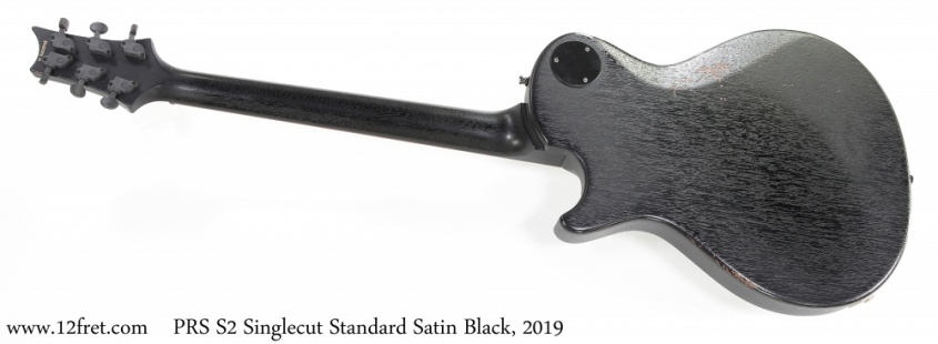 PRS S2 Singlecut Standard Satin Black, 2019 Full Rear View