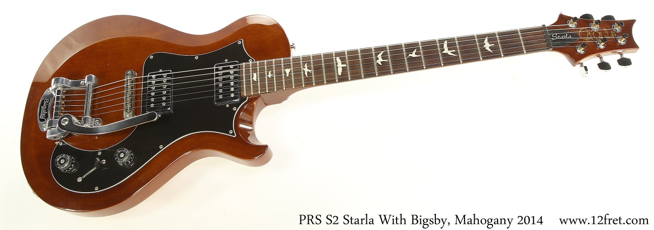 PRS S2 Starla With Bigsby, Mahogany 2014 Full Front View