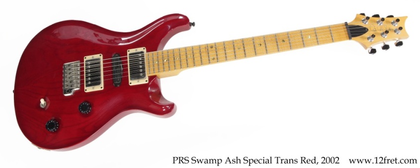 PRS Swamp Ash Special Trans Red, 2002 Full Front View
