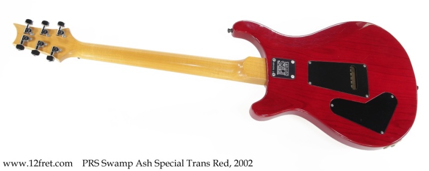 PRS Swamp Ash Special Trans Red, 2002 Full Rear View