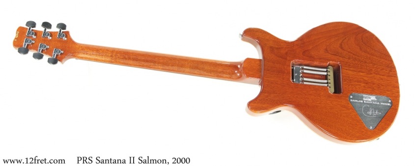 PRS Santana II Salmon, 2000 Full Rear View