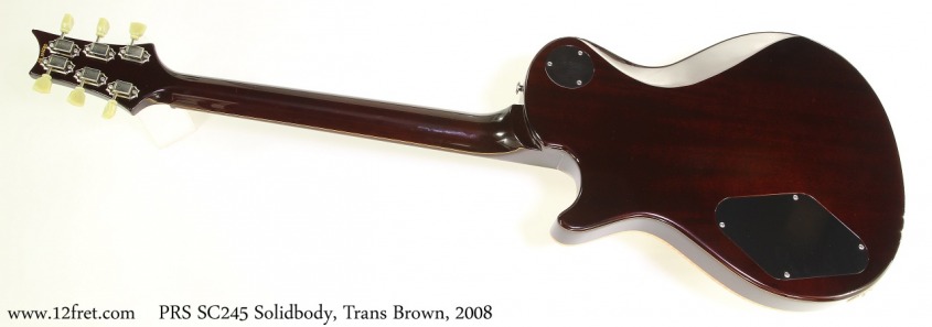PRS SC245 Solidbody, Trans Brown, 2008 Full Front View