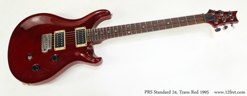 PRS Standard 24, Trans Red 1995   Full Front View