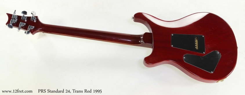 PRS Standard 24, Trans Red 1995   Full Rear View