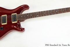 PRS Standard 24, Trans Red 1995   Full Front View