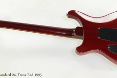 PRS Standard 24, Trans Red 1995   Full Rear View