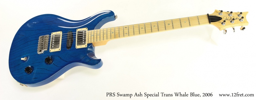 PRS Swamp Ash Special Trans Whale Blue, 2006 Full Front View