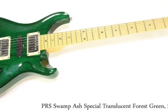 PRS Swamp Ash Special Translucent Forest Green, 2003 Full Front View