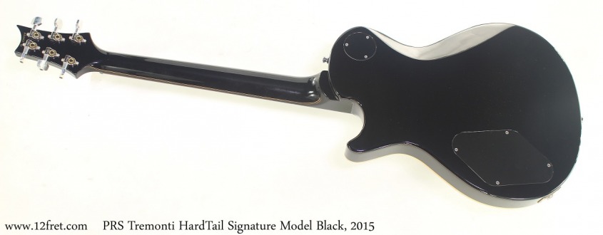 PRS Tremonti HardTail Signature Model Black, 2015 Full Rear View