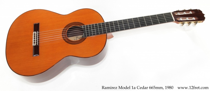 Ramirez Model 1a Cedar 665mm, 1980 Full Front View