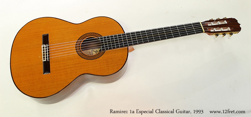 Ramirez 1a Especial Classical Guitar, 1993 Full Front View