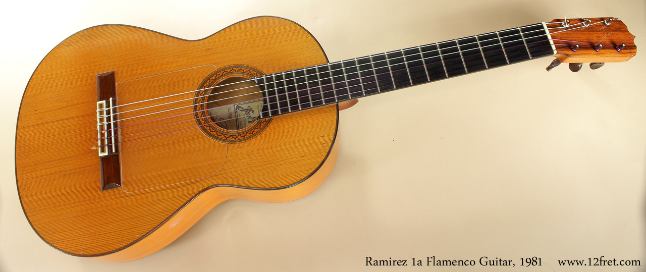 Ramirez ia Flamenco Guitar 1981 full front view
